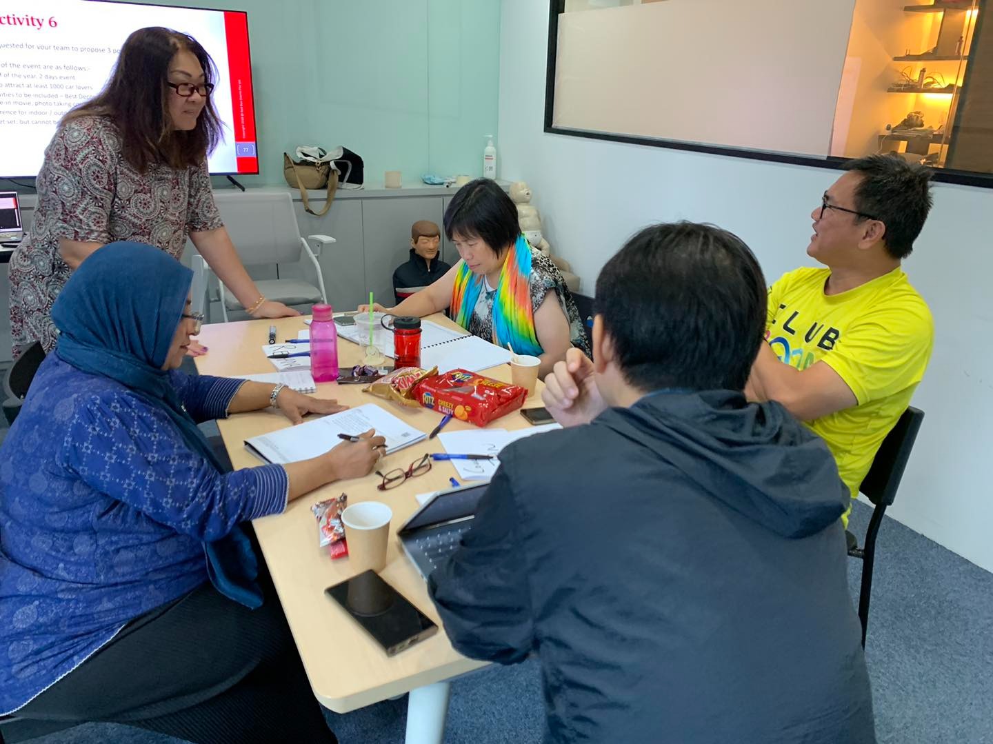 Training workshop session in progress